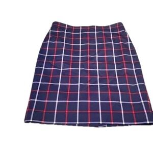 🌸🌸 5 for $15🌸🌸Tommy Hilfiger blue/white/red plaid skirt